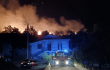 Incendio in località Monticelli. Salvati due anziani