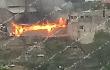 Garage in fiamme, momenti di paura in località Casalotto