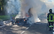 Auto in fiamme. Paura in autostrada