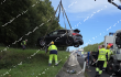 Auto si ribalta in A1. Paura per una famiglia tedesca