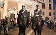 Pattuglia di carabinieri a cavallo in occasione di San Marco Galileo 
