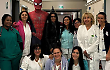 All'ospedale Spaziani arriva... Spiderman! La visita speciale al reparto di Pediatria