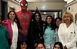 All'ospedale Spaziani arriva... Spiderman! La visita speciale al reparto di Pediatria