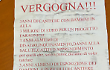Manifesti contro il cantiere adiacente alla scuola: individuato l'autore