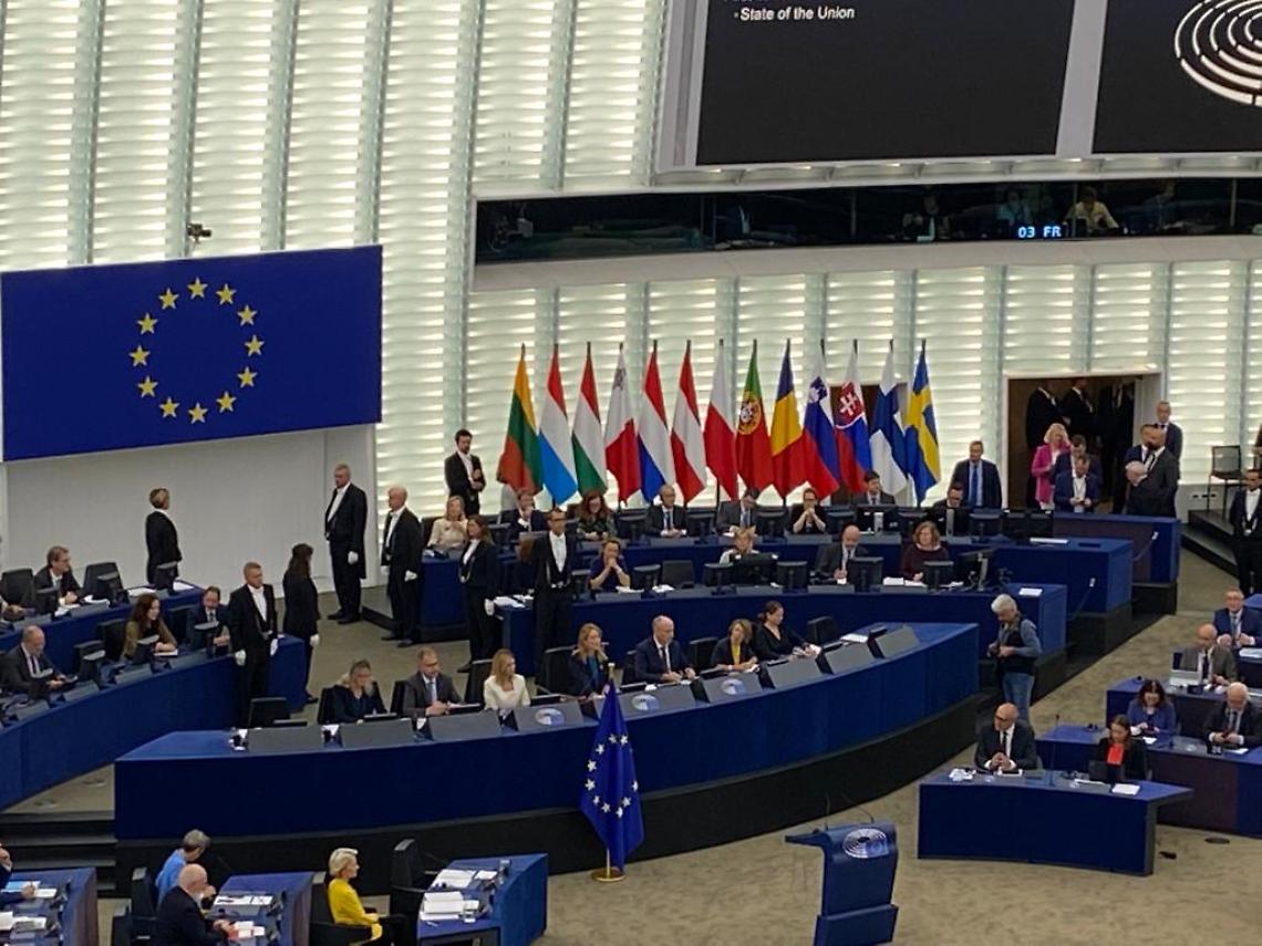 Un’immagine dell’Europarlamento