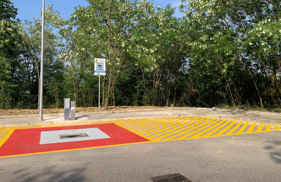 Il Comune inaugura il posto camper