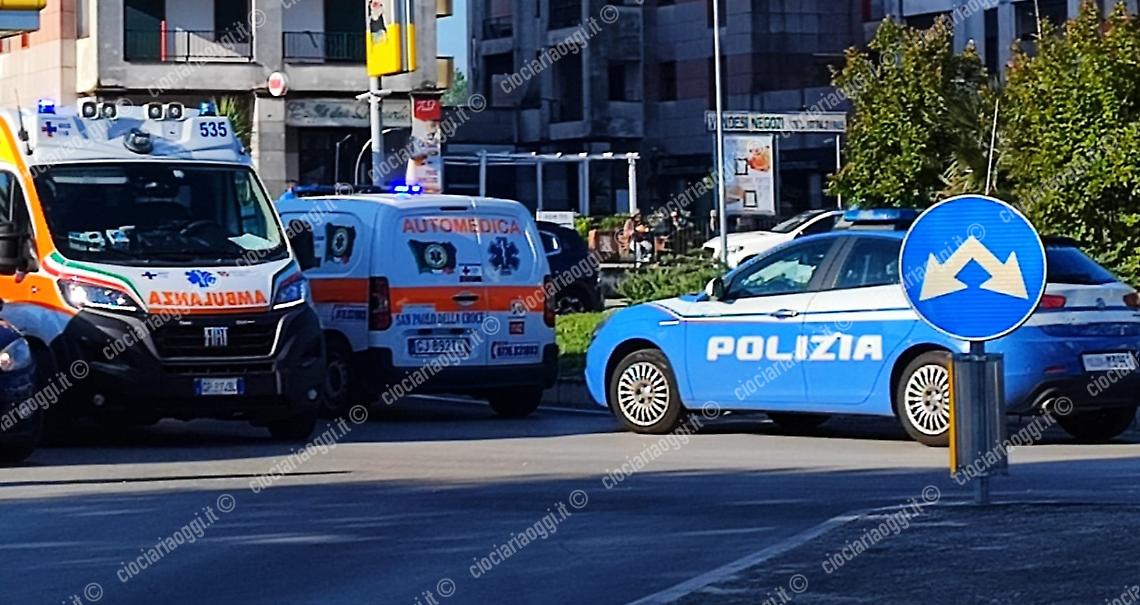 investita ragazza cassino