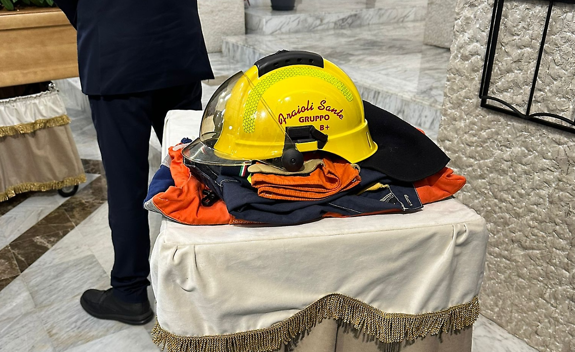 Chiesa gremita per l’ultimo saluto a Sante Fraioli. L’addio al volontario  dal grande cuore 