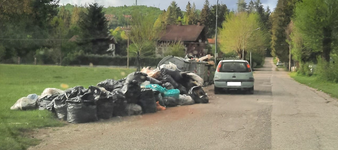 immondizia abbandonata