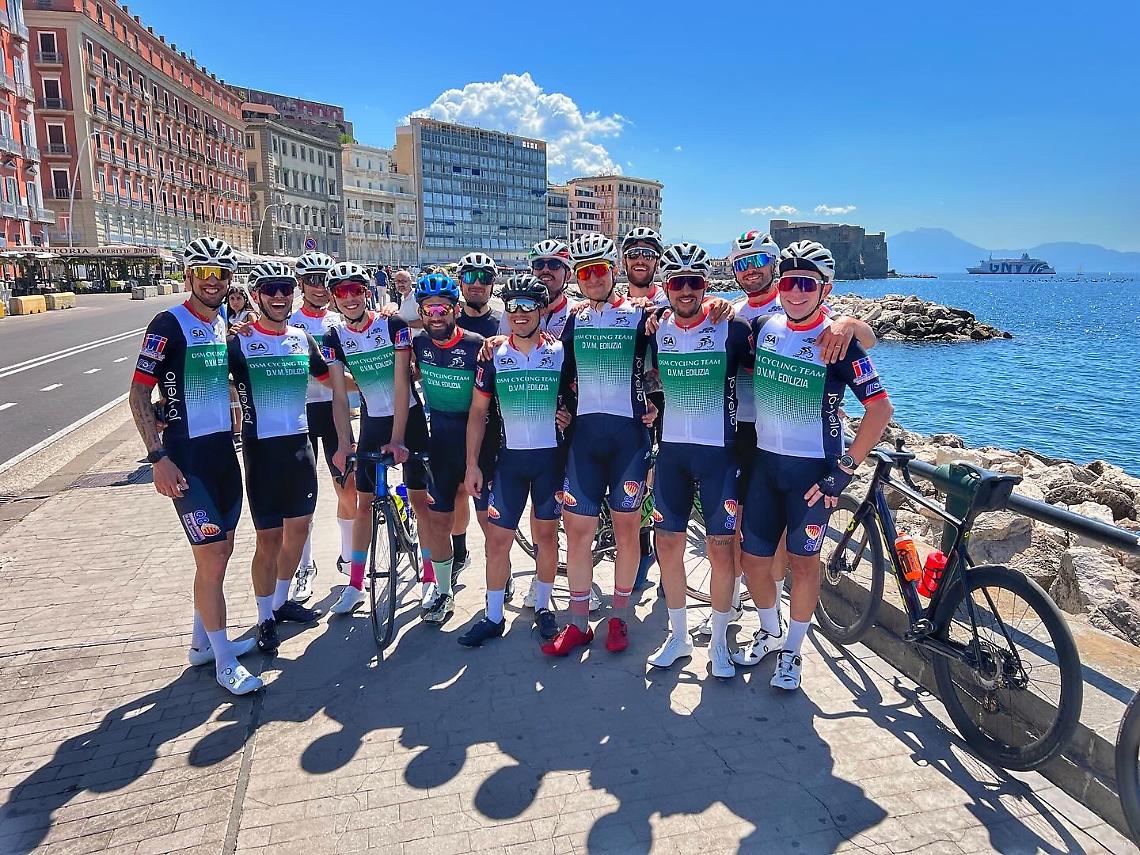 Frosinone-Napoli, andata e ritorno in bici 