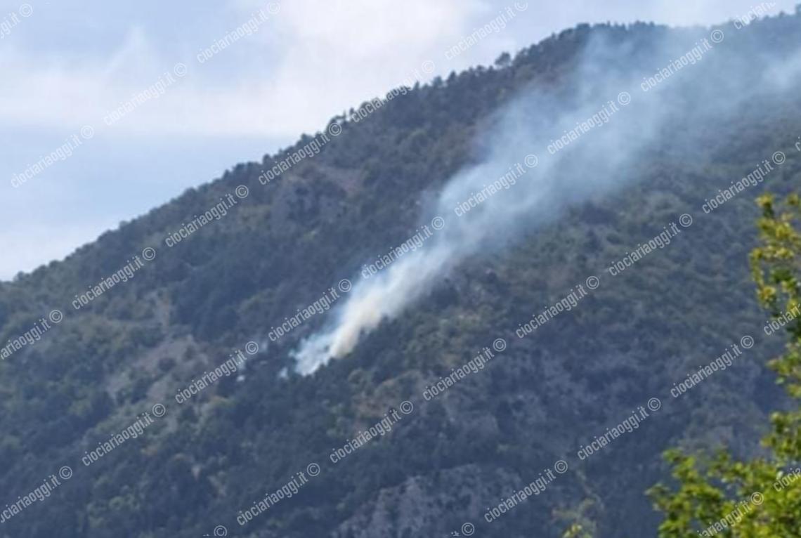 Incendi a Sora: colpite due zone