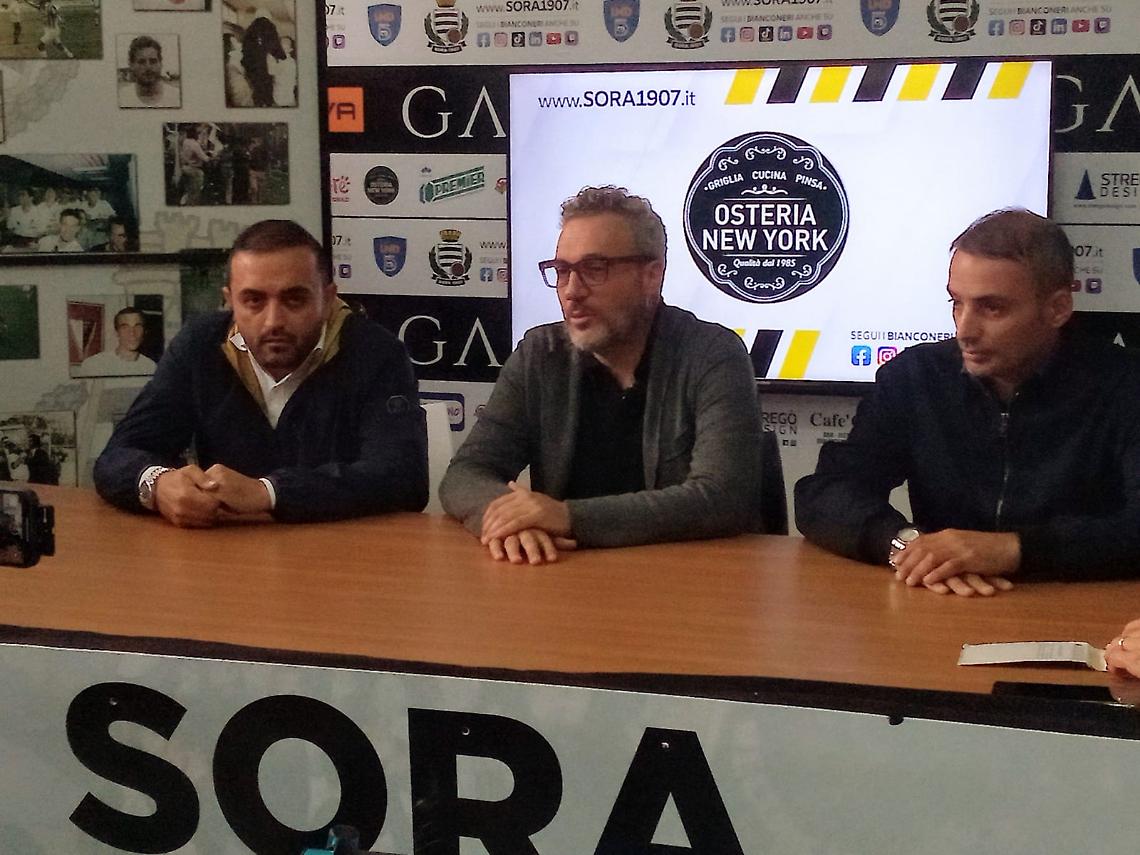 Il Sora ha presentato mister Schettino