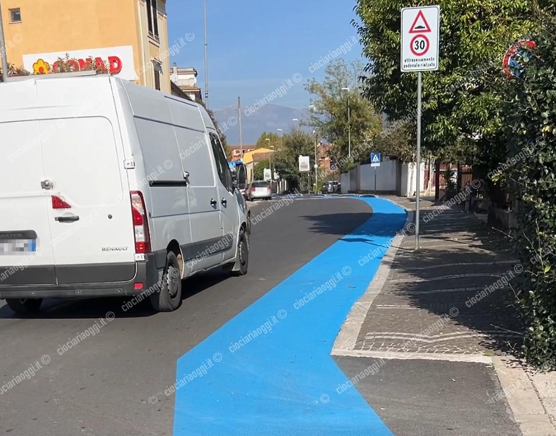 pista ciclabile via puccini
