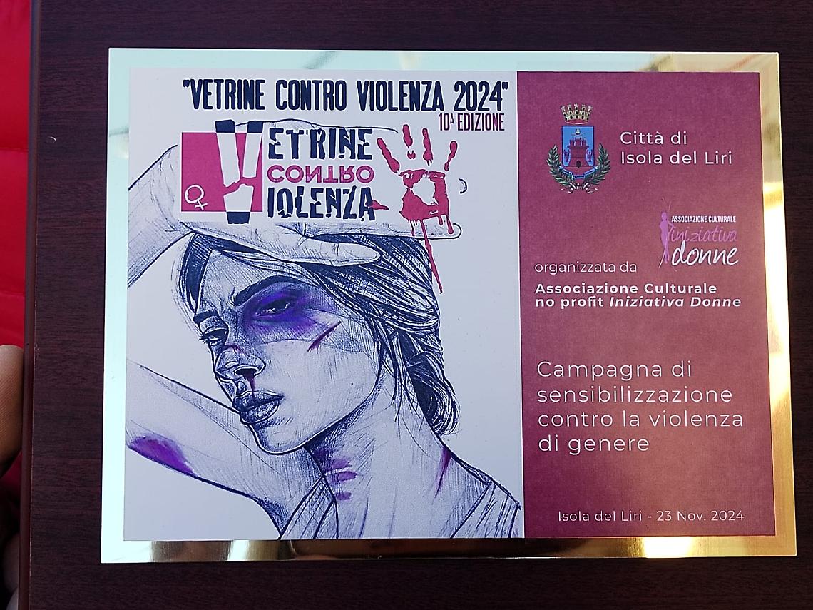 Vetrine contro viuolenza 2024
