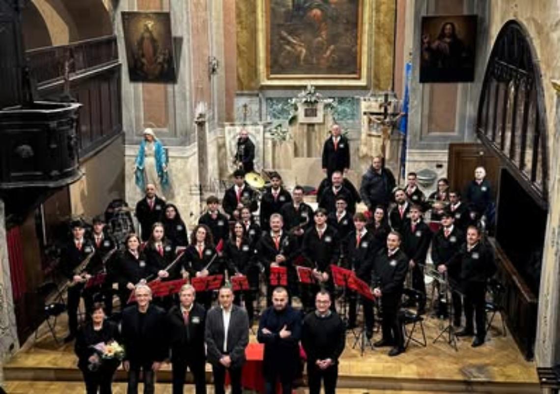 Un successo il concerto di Natale della banda di Trivigliano 