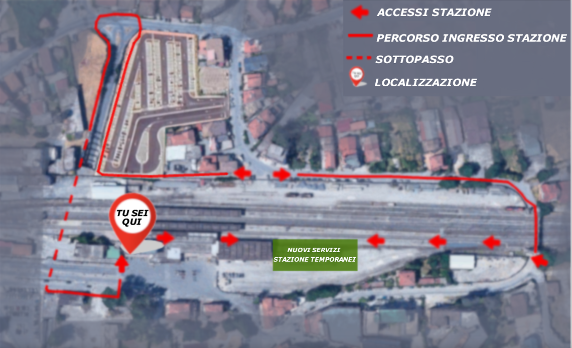 Cantiere stazione, via le auto