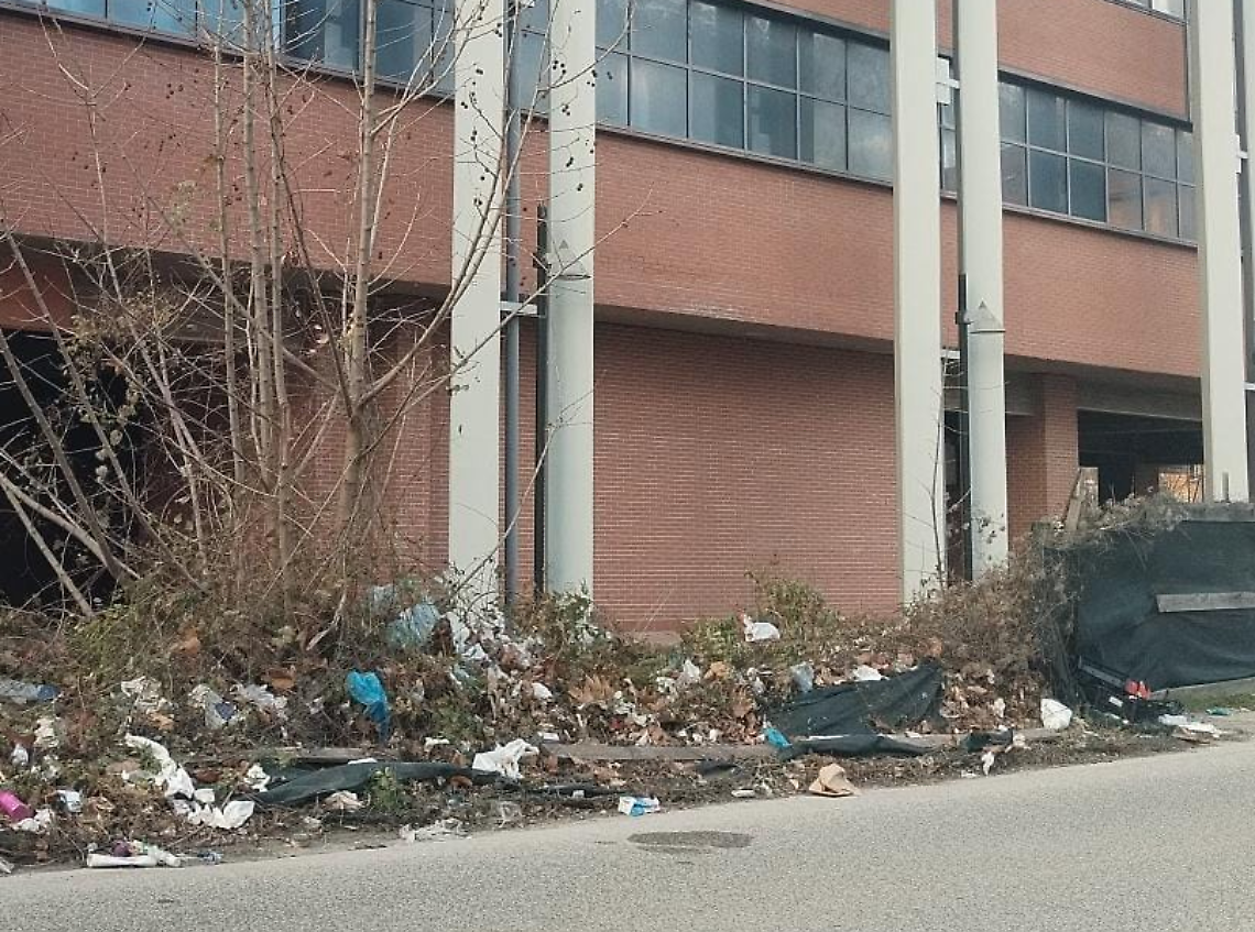 Discarica a cielo aperto all'ex Tomassi. Rischio  sanitario per la proliferazione di topi e insetti 