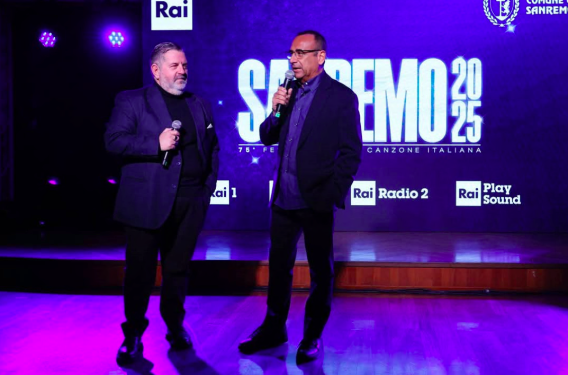 La sala stampa e la magia del Festival di Sanremo.  L'intervista a Fabrizio Casinelli
