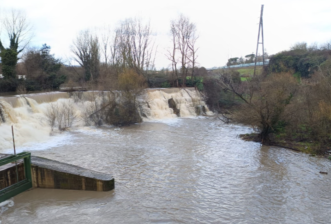 La pioggia allaga molte zone. Terreni sott’acqua e disagi