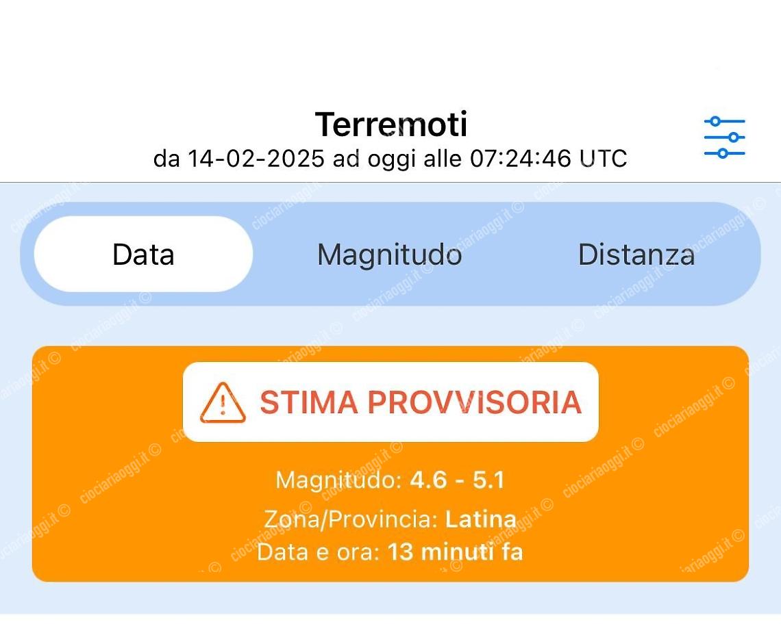 «Terremoto a Latina», ma è una fake news. Cos'è successo