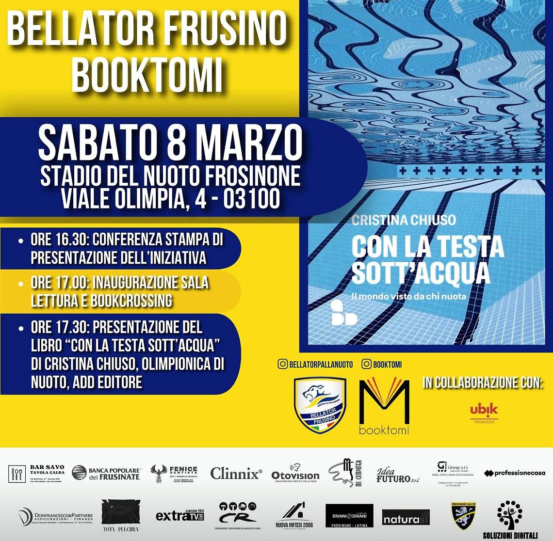Cristina Chiuso allo Stadio del Nuoto per presentare il suo libro