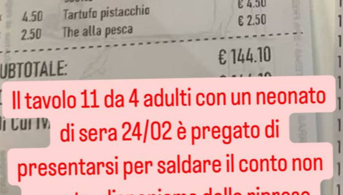 Spariscono senza saldare il conto: al ristorante nessuno si è fatto vivo
