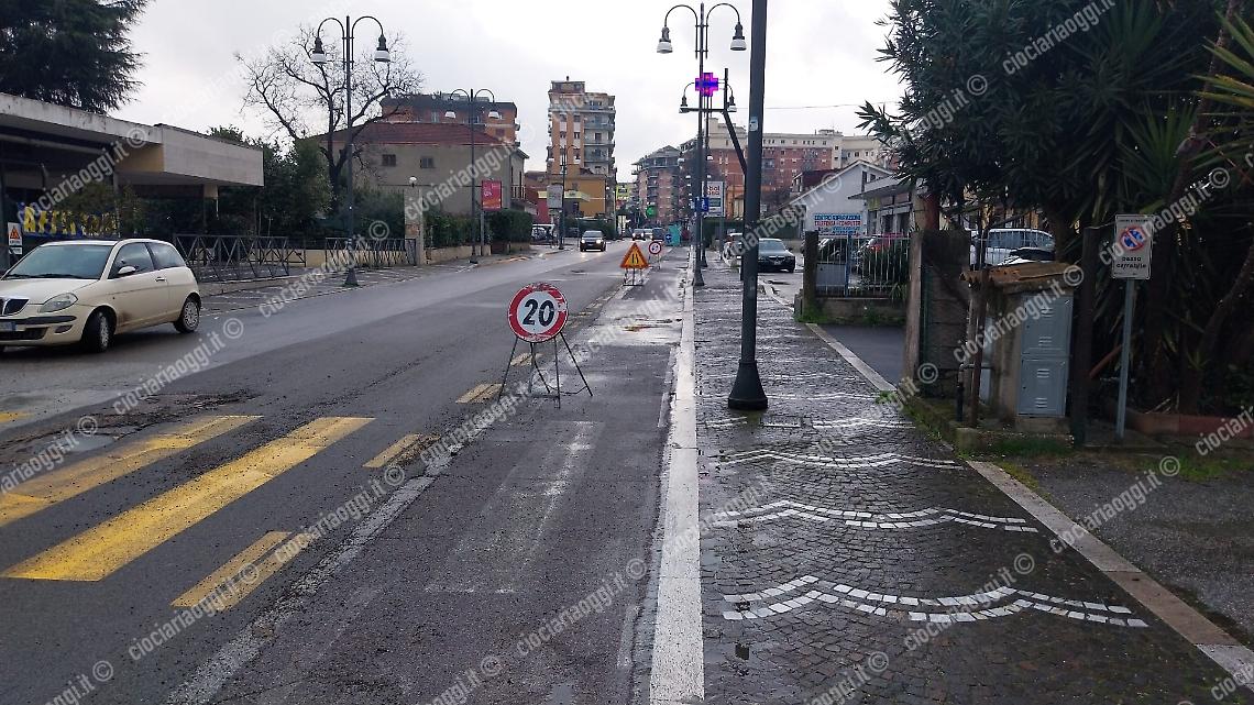 Nuova chiusura per via Marittima