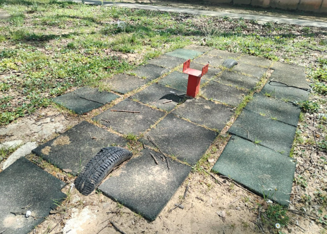 Parco Valente nel degrado