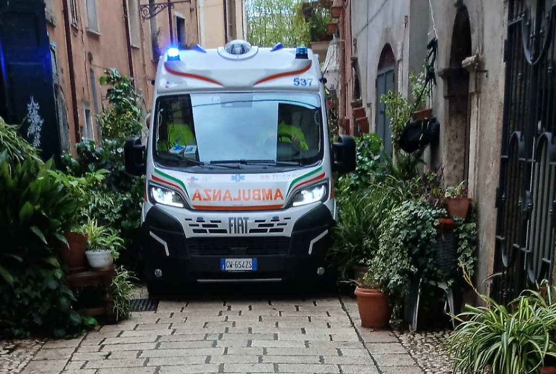 Ambulanza a Canceglie