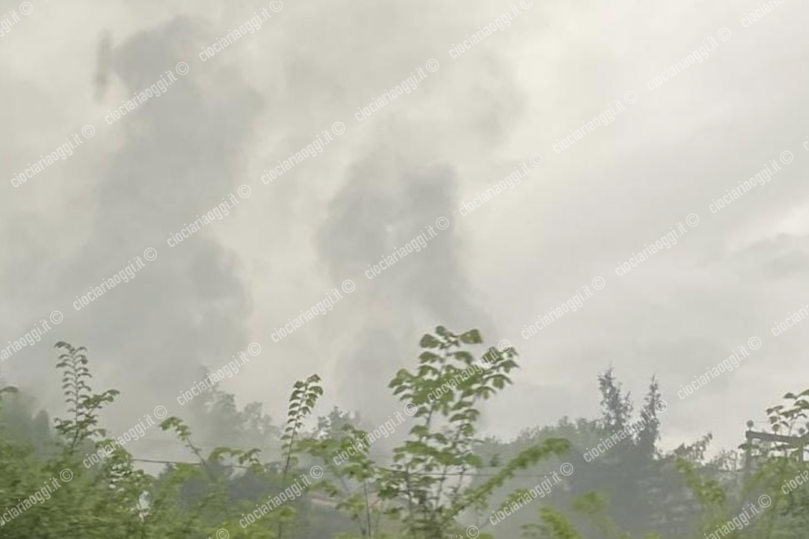 Incendio a Casalvieri