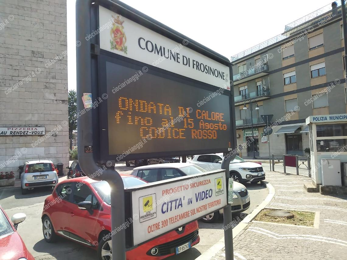 Clima, Frosinone peggiora ancora. Solo 81° in Italia