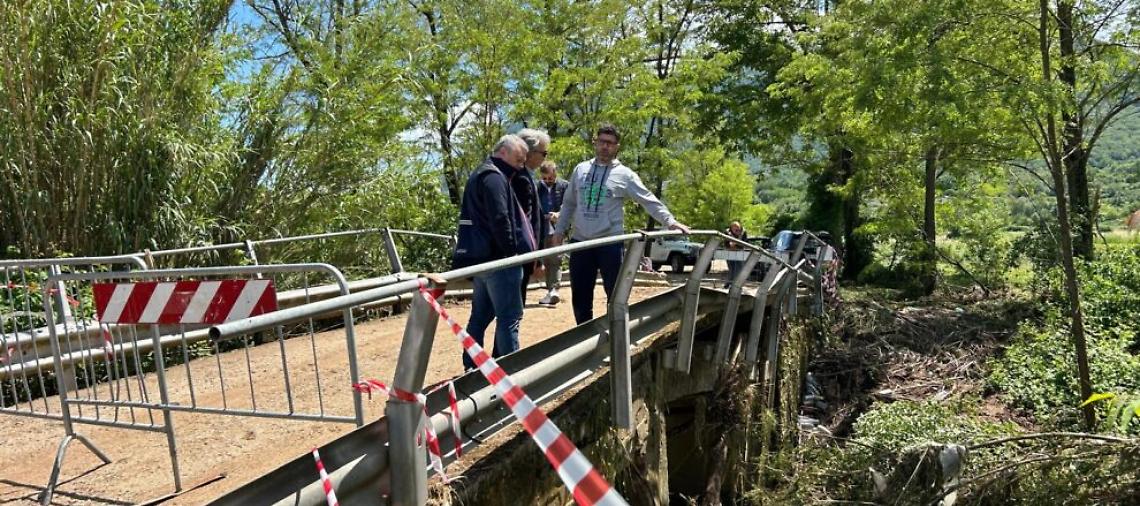 Danni sui ponticelli a causa del maltempo