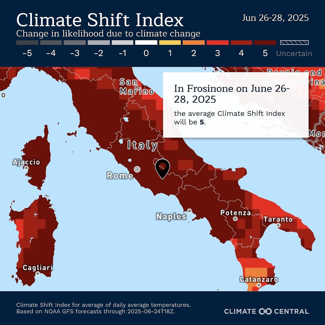 Effetto Pluto, caldo record