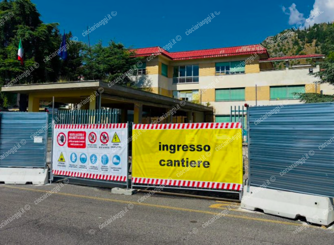 Nuova mensa scolastica. Aperto il cantiere
