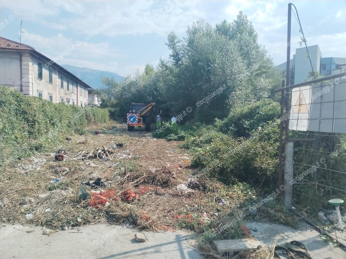 Ex Tomassi, cominciate le operazioni di pulizia