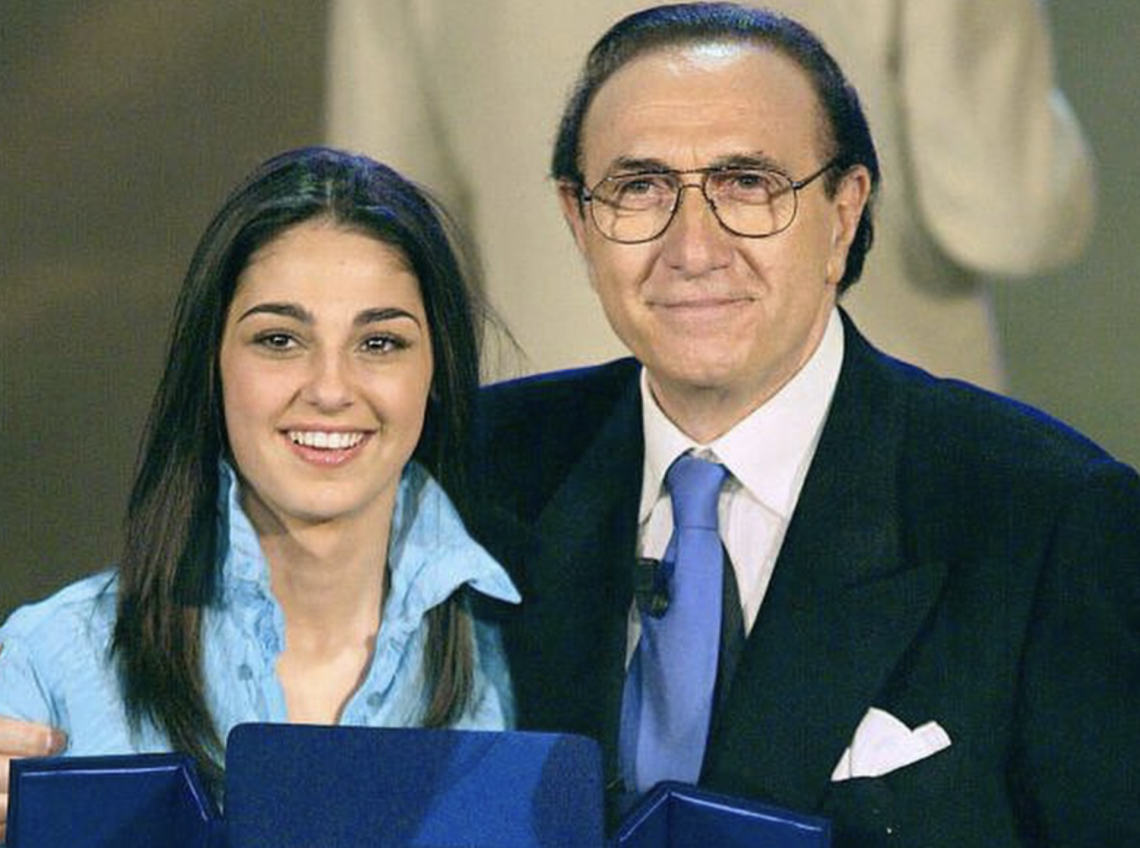 Anna Tatangelo saluta Pippo Baudo: «Il mio maestro»