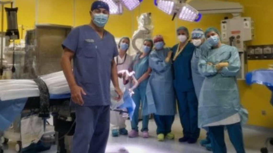 Colpito da emorragia cerebrale. Intervento d'emergenza allo "Spaziani"