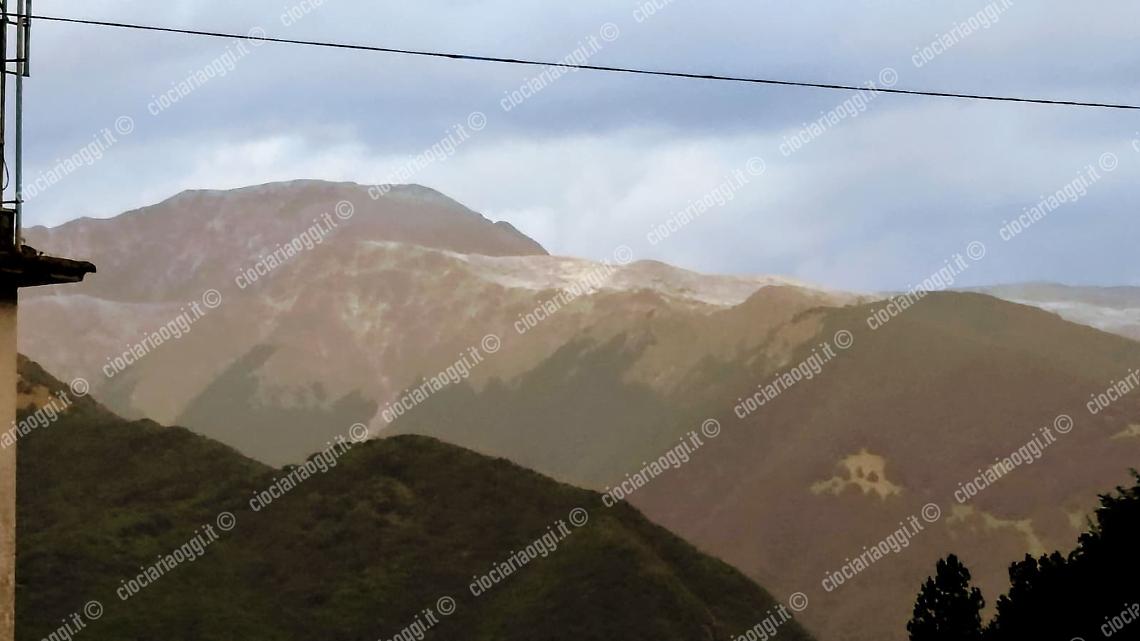 Violento temporale nella Valle di Canneto 