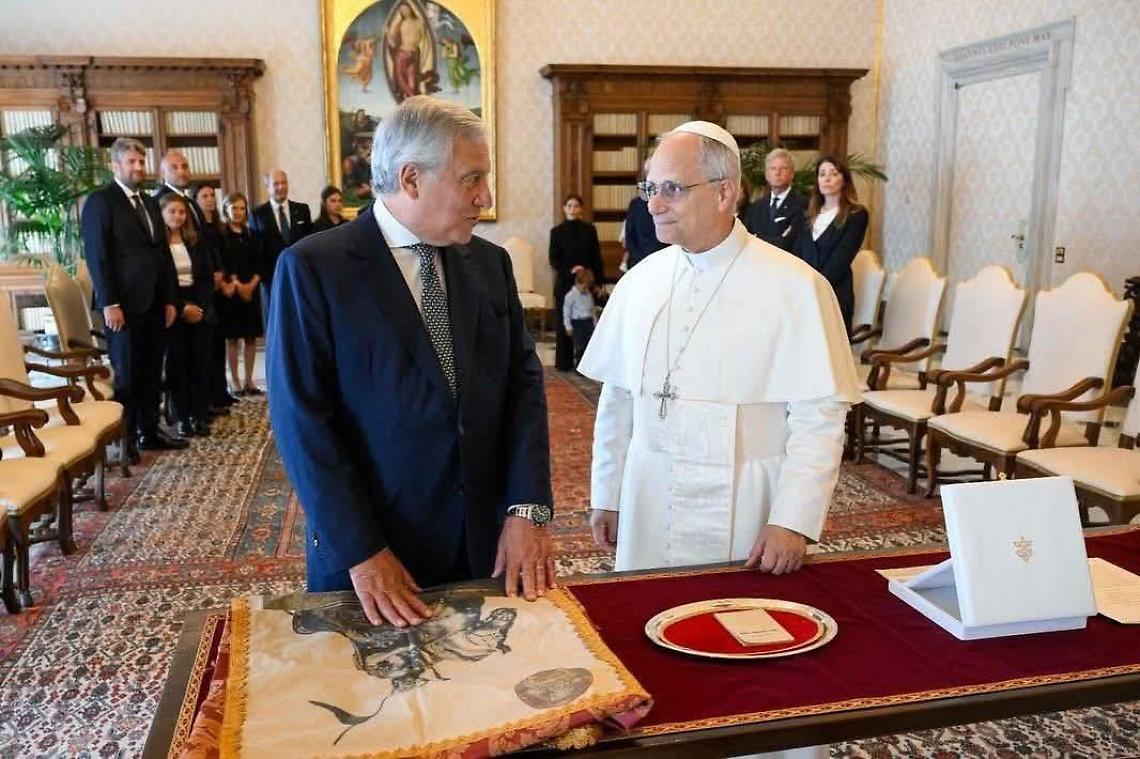 Il ministro Tajani incontra Papa Leone XIV 