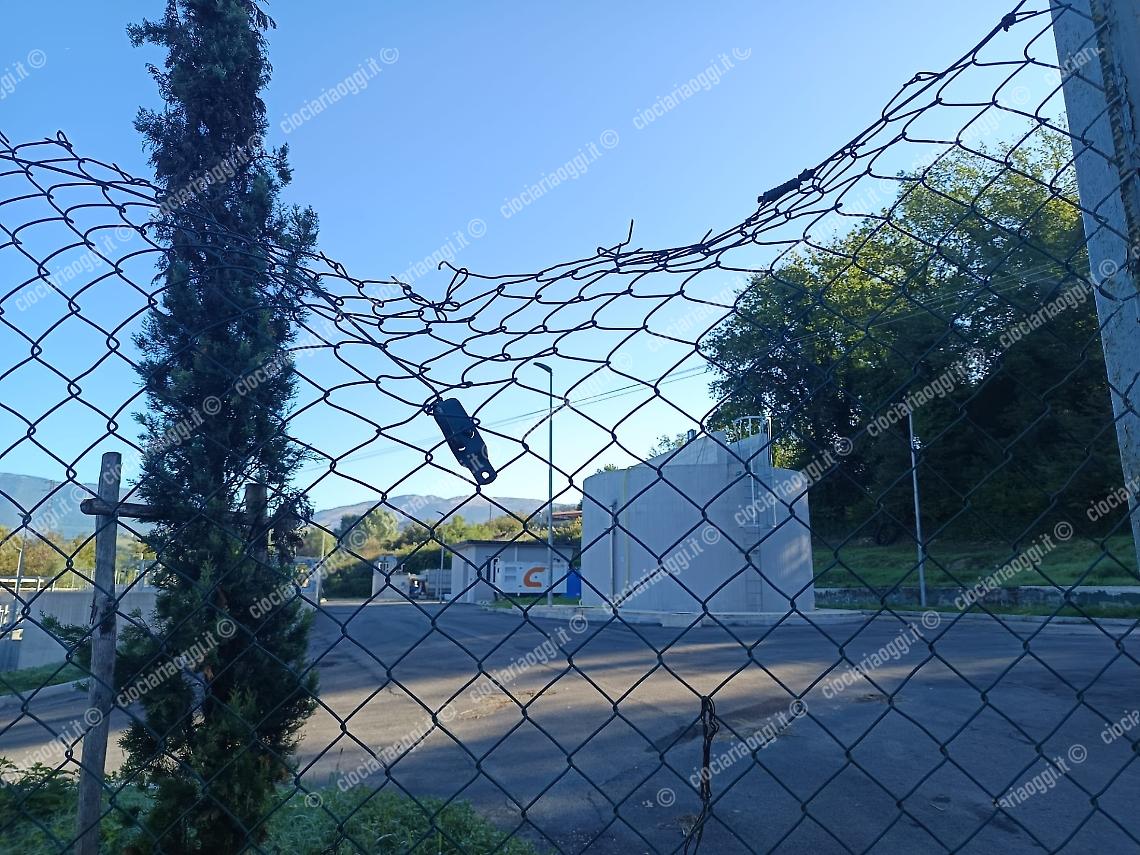 Raid nel depuratore di Ponte Piano 
