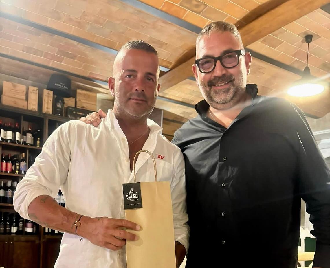 Il tiratore a volo Raniero Testa a Osteria Volsci