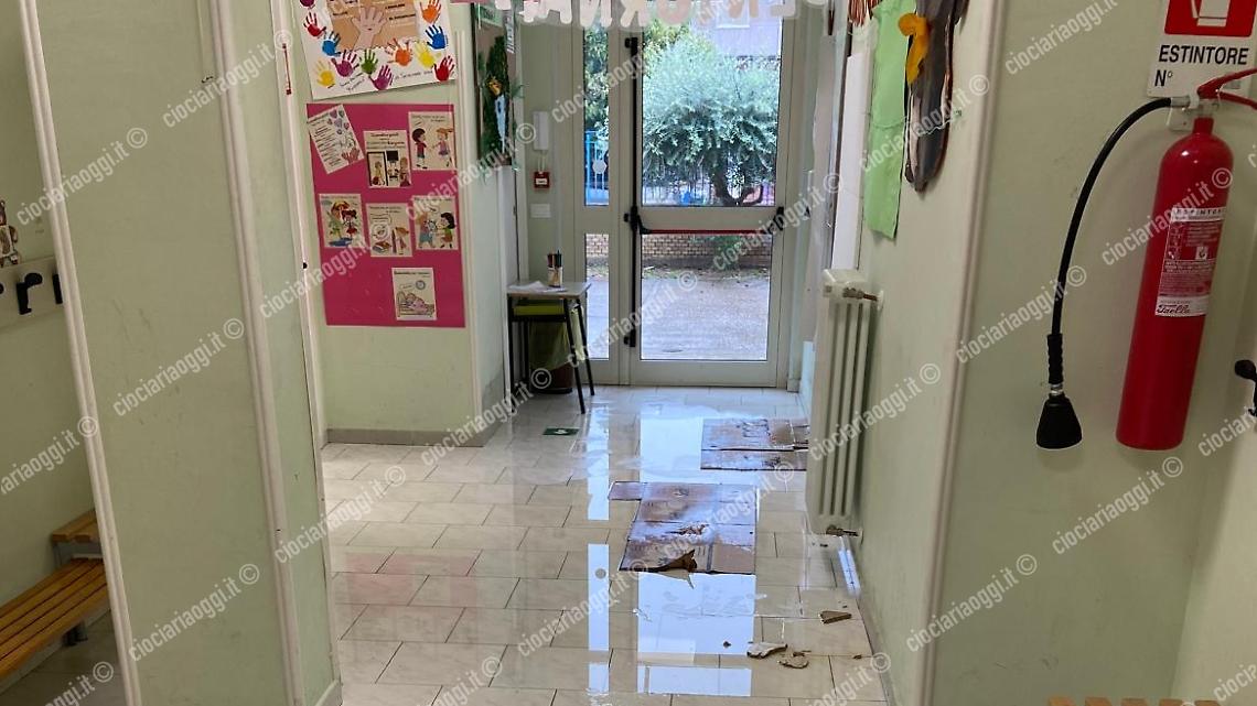 Infiltrazioni d’acqua. Domani la scuola di Piumarola resterà chiusa 