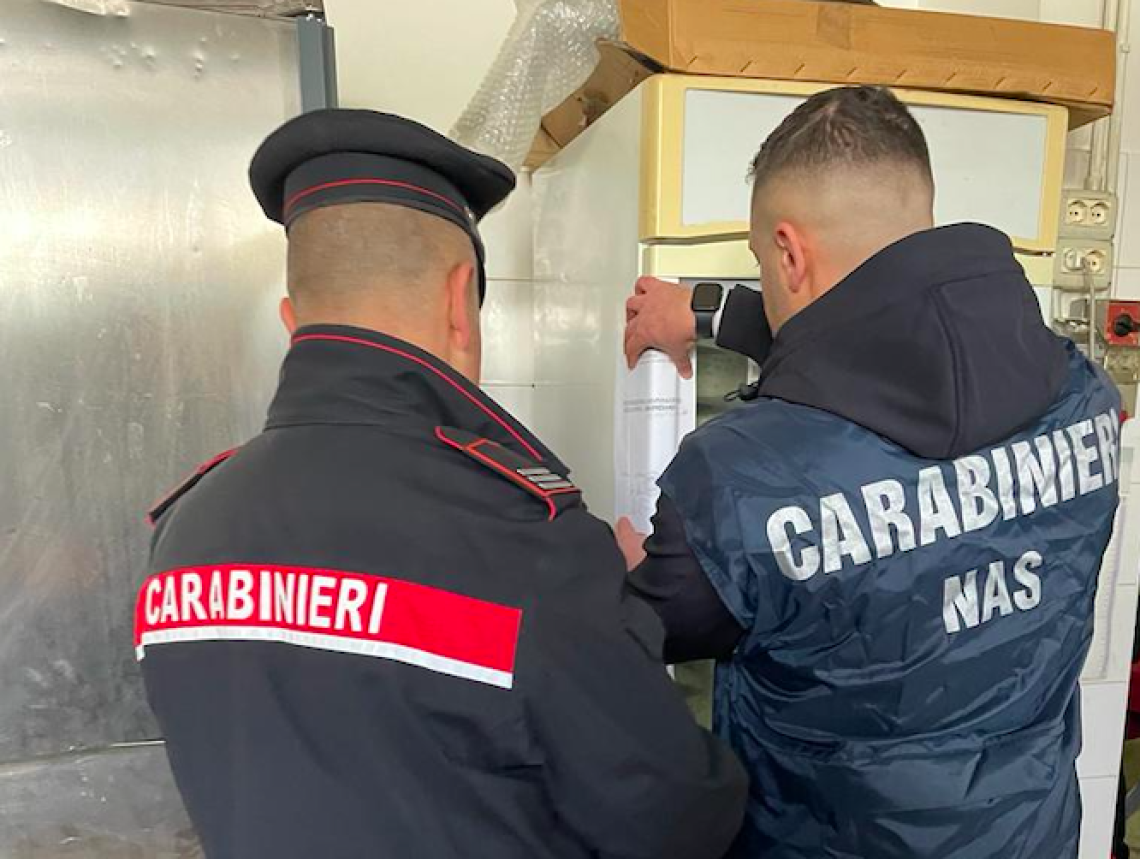 Controlli del Nas. Chiuso un ristorante per carenze igieniche-sanitarie