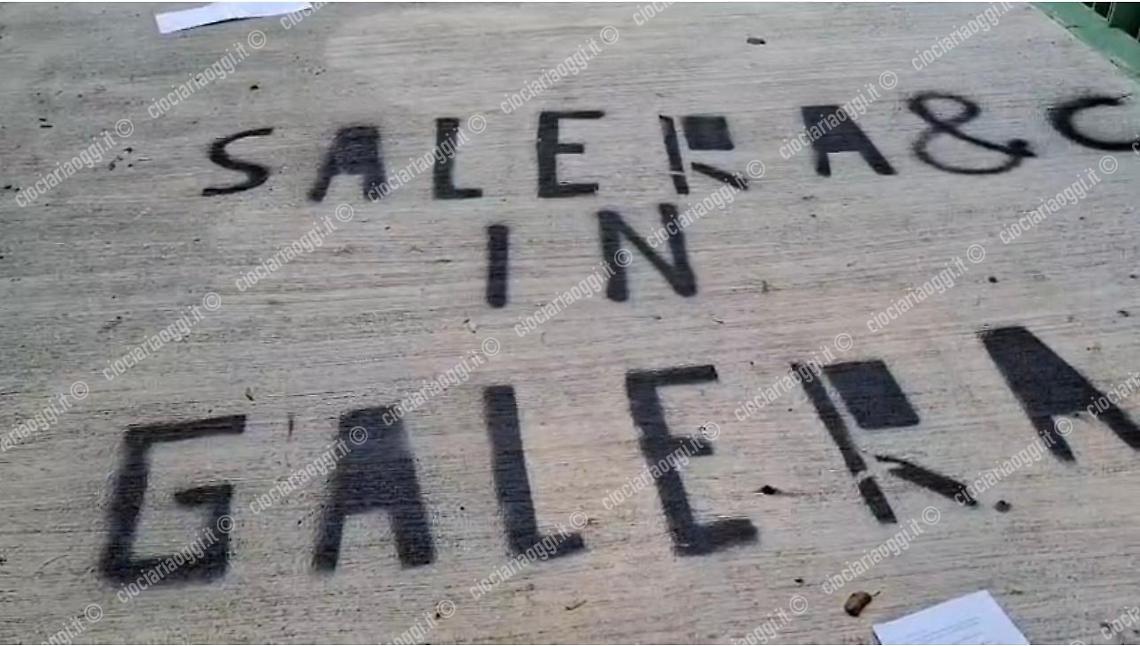 "Salera in galera". Grave episodio di vandalismo contro il sindaco di Cassino 