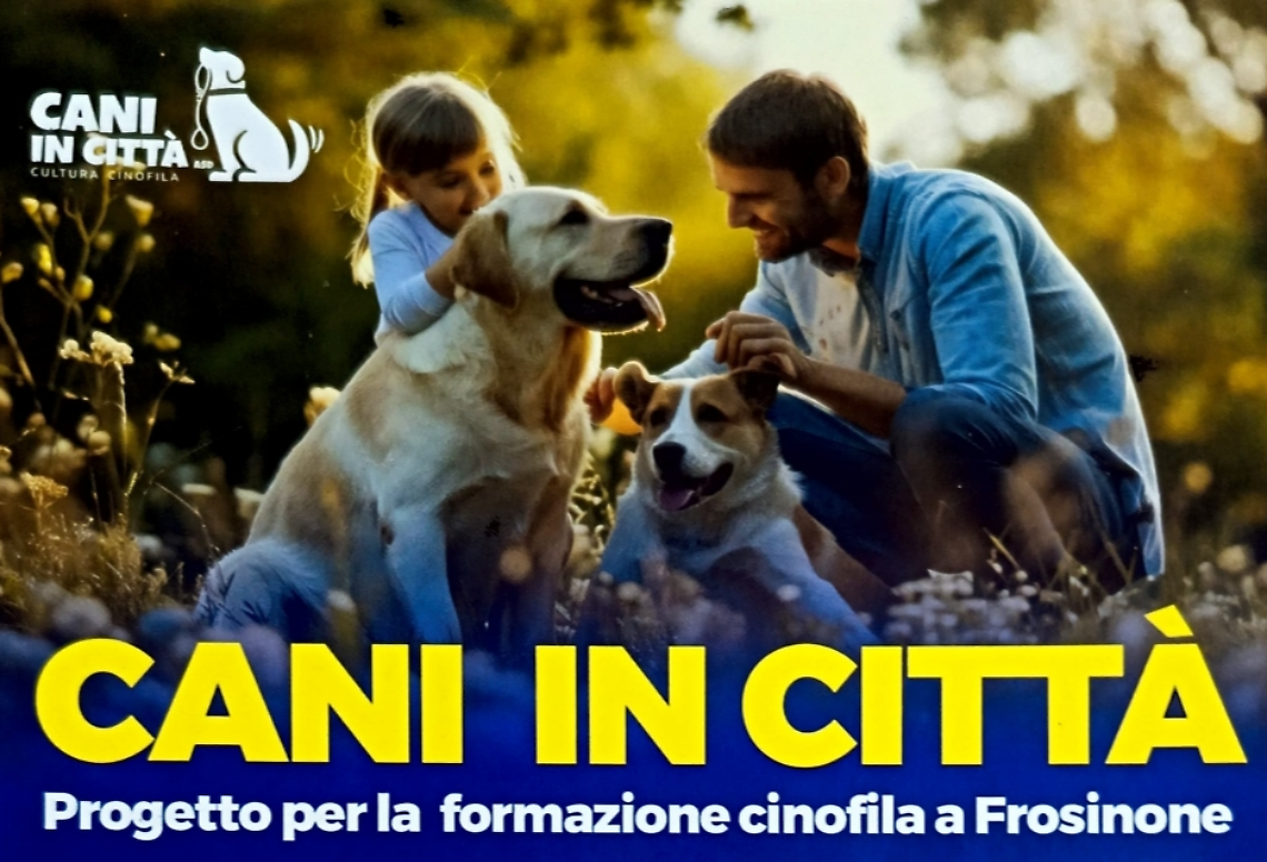 "Cani in città": il progetto per la formazione cinofila 