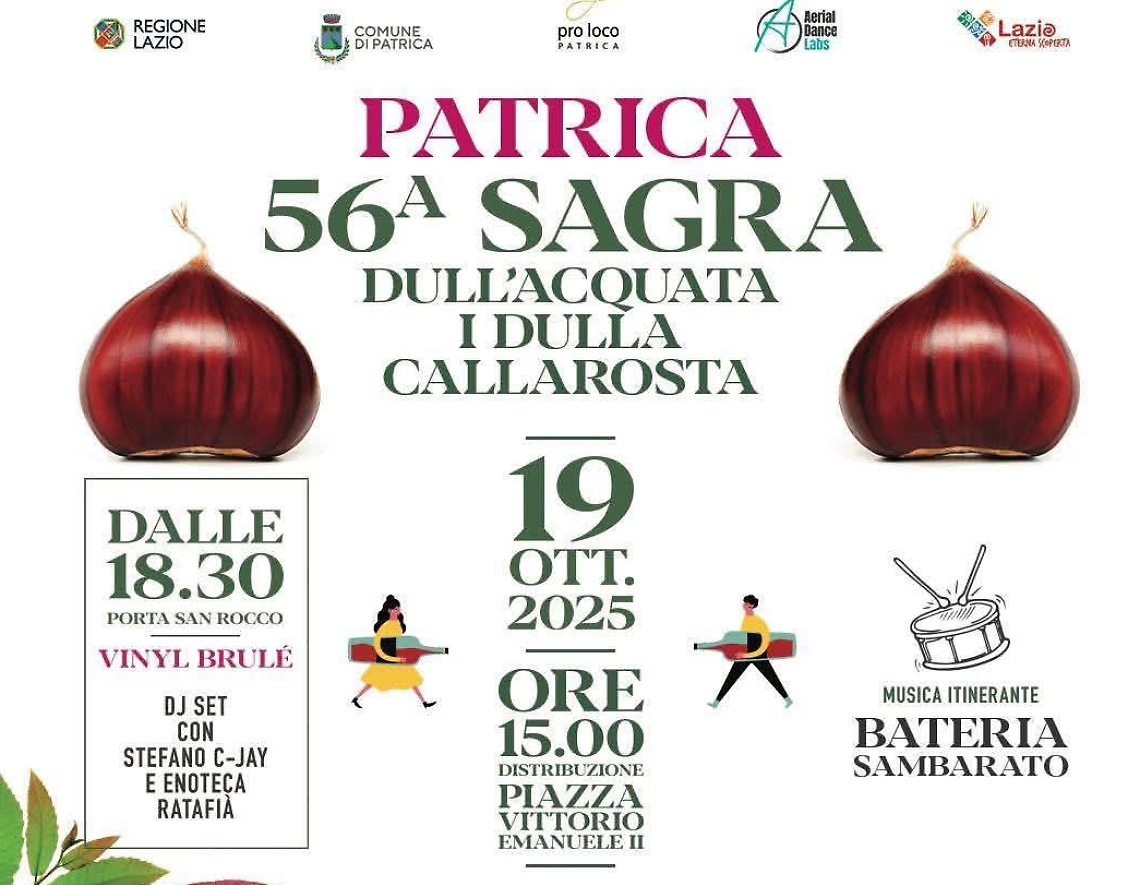 56ª edizione della "Sagra dull'acquata i dulla callarosta"