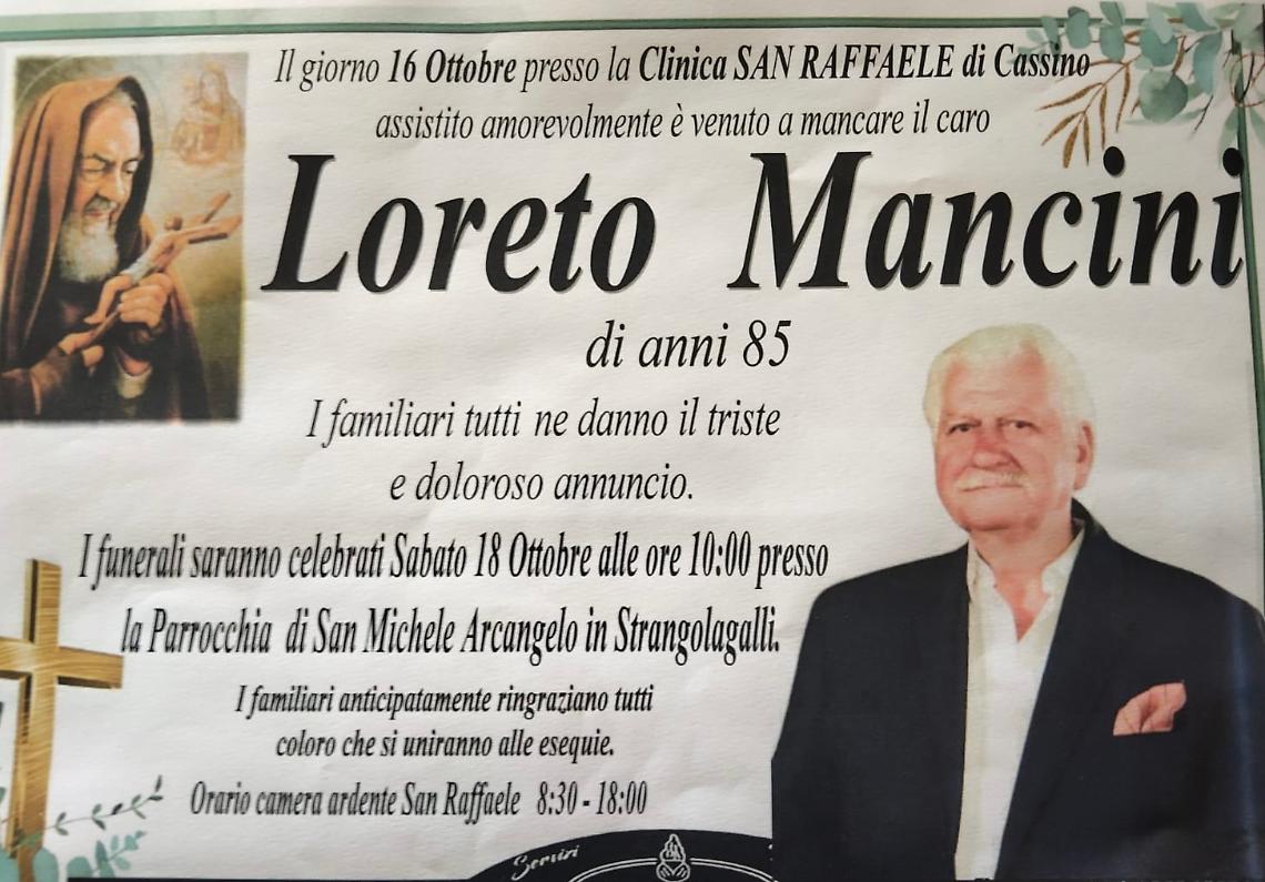 Addio allo storico barbiere Loreto Mancini