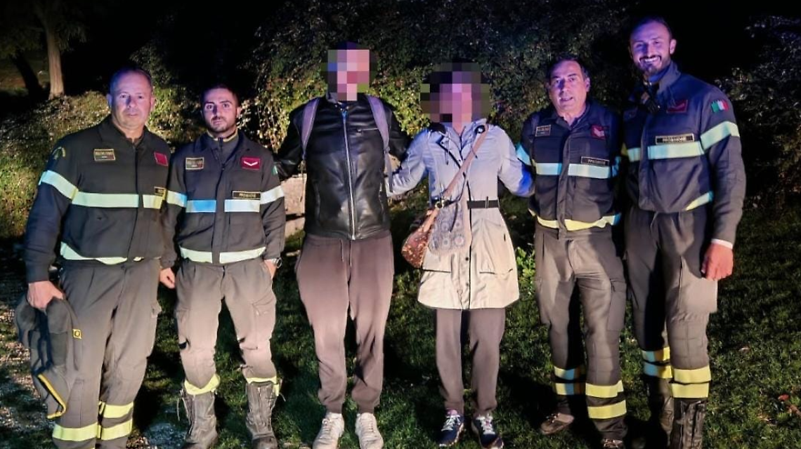 Escursionisti dispersi a Santa Serena. Soccorsi dai vigili del fuoco 