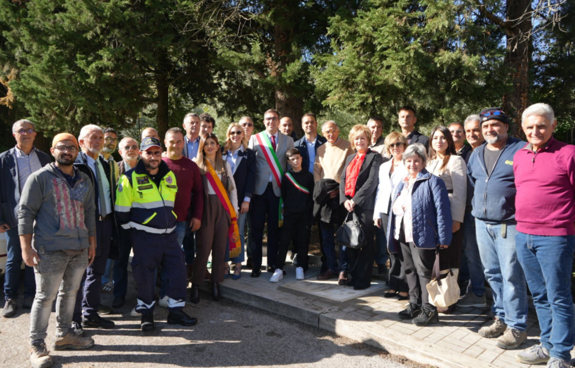 Parco della Rimembranza, inaugurato il percorso “Cogitationis Iter Est”