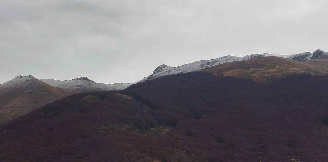 Prima neve a Monte Viglio